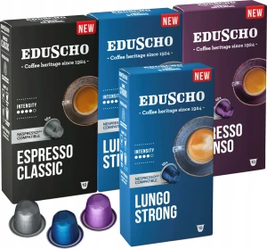 Kapsu?ki do Nespresso Eduscho Zestaw 4 x 10 sztuk