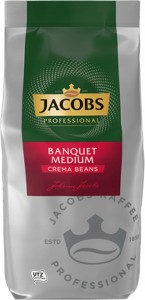 Kawa ziarnista Jacobs Professional Banquet Medium Crema 1 kg