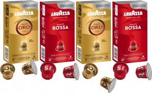 Kapsu?ki Lavazza do Nespresso zestaw Qualita Oro Rossa 4 x 10 sztuk