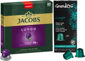 Kapsu?ki do Nespresso Jacobs i Grand Cru 40 sztuk Zestaw