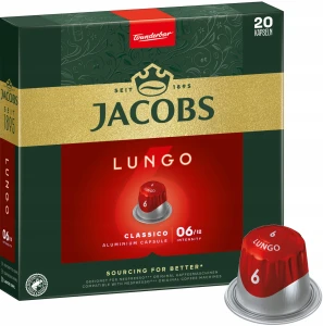 KAWA do NESPRESSO JACOBS LUNGO CLASSICO 20 sztuk