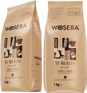 Kawa ziarnista Woseba Ti Meriti Crema e Aroma 2 x 1 kg