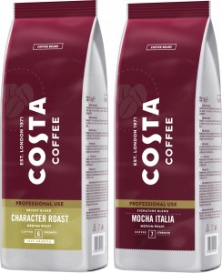 Kawa ziarnista Costa Professional Zestaw Bright Mocha Medium 2 x 1 Kg
