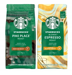 Kawa ziarnista Starbucks Zestaw Pike Place + Blonde Espresso Roast 2 x 200g