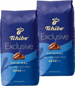 Kawa ziarnista Tchibo Exclusive Orginal 2 x 1kg