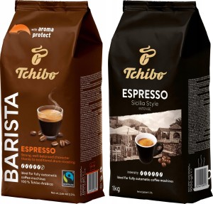 Kawa ziarnista Tchibo Barista Espresso i Espresso Sicilia Zestaw 2 x 1 Kg