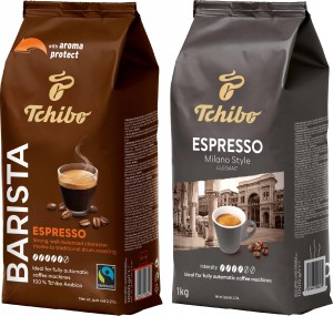 Kawa ziarnista Tchibo Barista Espresso i Espresso Milano Zestaw 2 x 1 Kg