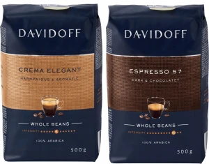 KAWA DAVIDOFF ZESTAW CREMA & ESPRESSO ZIARNISTA 2x 500g