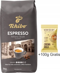 Kawa Ziarnista TCHIBO ESPRESSO MILANO STYLE 1kg +100g Gratis!