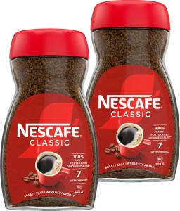 Kawa rozpuszczalna Nescafe CLASSIC 2 x 200g Zestaw
