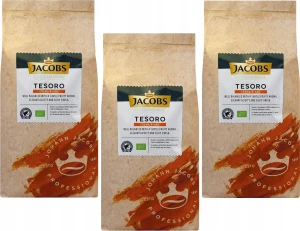Kawa ziarnista Jacobs Professional Tesoro Crema 3 x 1 Kg