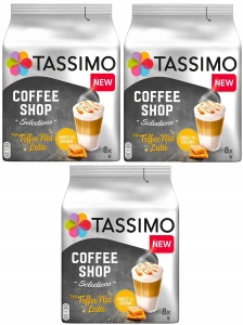 Kapsu?ki TASSIMO Toffee Nut Latte 3 x 8 Creamy