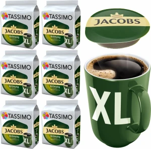 Kapsu?ki kawa TASSIMO Jacobs Kronung XL 16 sztuk x6