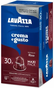 Kapsu?ki NESPRESSO LAVAZZA Crema e Gusto Ricco 30