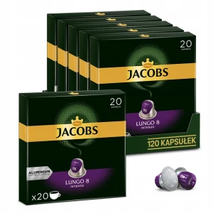 KAWA do NESPRESSO JACOBS LUNGO INTENSO 120 sztuk