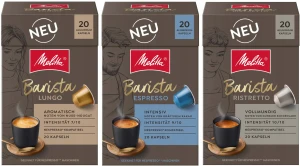 Kapsu?ki do Nespresso Melitta Zestaw Espresso Lungo 3 x 20 sztuk