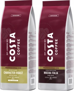 Kawa ziarnista Costa Professional Zestaw Bright Mocha Dark 2 x 1 Kg